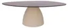 Couchtisch Brix 110x65x35 cm Glas Stahl Weiß Braun Produktbild-Vorschau 2