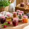 10er-Set kleine Einmachgläser, 50 ml – quadratische Produktbild-Vorschau 3
