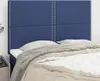 Kopfteile 4 Stk. Blau 72x5x78/88 cm Stoff Produktbild-Vorschau 2