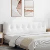 vidaXL opierka na chrbát, biela, 200 x 24 x 50 cm, látka Náhľad obrázku produktu 2