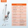 A linear actuator with a specification table. Náhled obrázku produktu