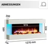 Elektryczny kominek ścienny BALDERIA Helia – moc grzewcza Podgląd zdjęcia produktu 7