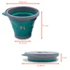 3.02 Faltbarer Eimer 5 Liter - ca. Ø 25 cm - Camping Eimer Produktbild-Vorschau 2