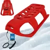 KOTARBAU® Luge Enfant Plastique Rouge Traineau Enfant Luge Voir les images du produit 1