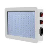 A white LED grow light panel with multiple LEDs, two red switches, and a black power connector on the side. Podgląd zdjęcia produktu