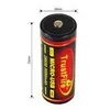 A close-up studio shot of a rechargeable battery. Produktbild-Vorschau