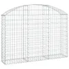 vidaXL Gabion avec arc surélevé 150x30x100/120 cm Fer Voir les images du produit 1