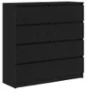 vidaXL Kredens o wyglądzie czarnego dębu 100x35x99 cm Podgląd zdjęcia produktu 2