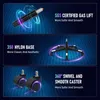 Marketing image showing components of a gaming chair. Podgląd zdjęcia produktu
