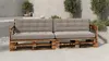 Lermowood Palettenmöbel Mpe Sofa 120 x 80 cm Geflammt | Produktbild-Vorschau 4