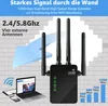 VSIUO WLAN Verstärker Repeater 2,4/5,8 GHz 1200 Mbps, WiFi Produktbild-Vorschau 2