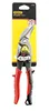 A pair of Stanley FatMax tin snips is displayed on a white background, presented in its retail packaging. Voir les images du produit
