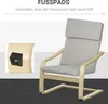 HOMCOM Relaxsessel mit Hocker, Armlehnen, Leinenoptik, Produktbild-Vorschau 6