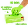 Einweghandschuhe 100 Stück Lime Nitrilhandschuhe Produktbild-Vorschau 1