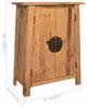 vidaXL Koupelnová boční skříňka z masivní borovice 59x32x80 Náhled obrázku produktu 7
