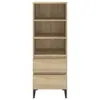 vidaXL Deska barowa dąb sonoma 40x36x110 cm materiał Podgląd zdjęcia produktu 3