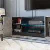 Mondeer TV-Lowboard TV-Schrank mit LED-Beleuchtung 140cm Produktbild-Vorschau 7