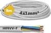 5 Meter Kalitec H05VV-F Schlauchleitung 4x1 mm² I Produktbild-Vorschau 1