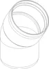 Poloplast XS, Bogen, DN 110, 30°, 1 pz. Anteprima dell’immagine prodotto 3