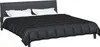 vidaXL Ganzjahresbettdecke 200 x 200 cm 300 g/m² Schwarz Produktbild-Vorschau 3