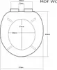 SEVICO WC Sitz Absenkautomatik Toilettendeckel Produktbild-Vorschau 6