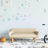 vidaXL Detská pohovka Cream 70x40x24 cm látka Náhľad obrázku produktu 2