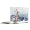 MuchoWow® Laptop Aufkleber Sticker Cover Winter - Hirsche - Produktbild-Vorschau 1