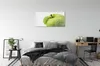 Glasbilder 140x70 Wandkunst Apple green Wassertropfen Produktbild-Vorschau 3