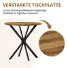 Runder Tisch 80cm, X-Beine, Bauernstil, Esstisch, für Produktbild-Vorschau 4