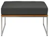 home24 Loungehocker - Webstoff / Teak Massiv Produktbild-Vorschau 5