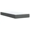 Schlichtes Boxspringbett mit Matratze - Dunkelgrau 100x200 Produktbild-Vorschau 3