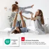 A family playing on a bed. Produktbild-Vorschau