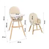 BabyGo Hochstuhl Skandi beige, mitwachsend Produktbild-Vorschau 7