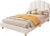 OKWISH Lit Simple 90x200 cm - Lit Enfant Junior avec Tête Voir les images du produit 10