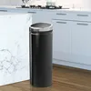 HOMCOM Automatischer Abfalleimer 50L Rostfreier Kücheneimer Produktbild-Vorschau 2