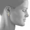 Orolino Ohrringe 585/- Gold 1,4cm gelb Brillant weiß Produktbild-Vorschau 3