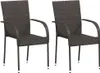Two brown rattan chairs are shown against a white background. Náhľad obrázku produktu