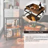 KOMFOTTEU Wózek do serwowania w stylu industrialnym, wózek Podgląd zdjęcia produktu 3