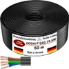 50m Schlauchleitung H05VV-F 5G0,75 Schwarz Flexible Leitung Produktbild-Vorschau 4