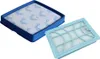 Two vacuum cleaner filters displayed on a white background. Produktbild-Vorschau