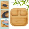 Assiette pour enfant Relaxdays en bambou, avec ventouse, Voir les images du produit 7