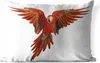 MuchoWow® Outdoor Kissen - Ara - Vogel - Federn - Weiß - Produktbild-Vorschau 1