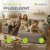 Juskys Sofa Coredo - Hellgrau, moderne Couch aus Cord mit Produktbild-Vorschau 6