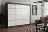 Kleiderschrank JULY ANTRACITE 250 cm – Schiebetüren, Produktbild-Vorschau 4