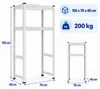 Półka na pralkę Relaxdays, wymiary: 150 x 70 x 40 cm, 2 Podgląd zdjęcia produktu 4