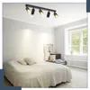 ZMH LED Deckenleuchte 5 Flammig GU10  Schwarz Deckenlampe Produktbild-Vorschau 8