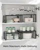 SONGMICS, set di 4 mensole per spezie, scaffale da cucina, Anteprima dell’immagine prodotto 3