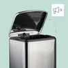 Relaxdays Mülleimer Küche, 30 L, Fingerabdruckschutz, Produktbild-Vorschau 2