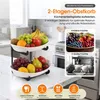 Roxlin Obstschale Etagere 2-stöckig, Obstkorb & Gemüsekorb Produktbild-Vorschau 2