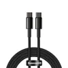Cavo Usb-C Do Usb-C Baseus Tungsteno Oro, 100W, 2M (Czarny) Anteprima dell’immagine prodotto 11